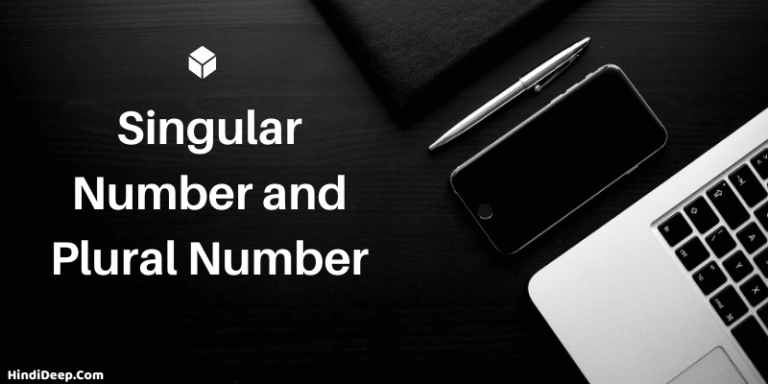 Singular Number and Plural Number